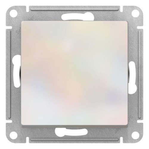 Выключатель 1-кл. AtlasDesign 2-п. 10А мех. жемчуж. SE ATN000421