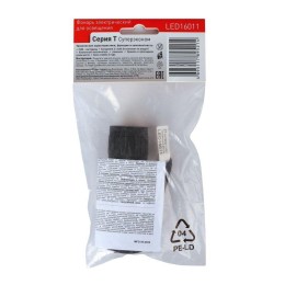 Фонарь LED16011 3хR03 COB LED 3Вт пластик. черн. (блист.-пакет) Ultraflash 14773