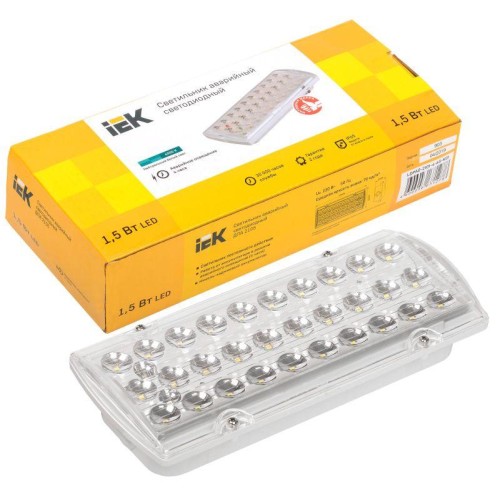 Светильник светодиодный ДПА 2105 IP65 4ч аварийный постоянного действия IEK LDPA0-2101-4-65-K01