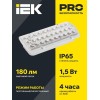 Светильник светодиодный ДПА 2105 IP65 4ч аварийный постоянного действия IEK LDPA0-2101-4-65-K01