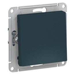Выключатель 1-кл. AtlasDesign 2-п. 10А мех. изумруд SE ATN000821