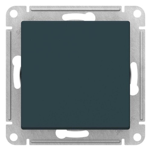 Выключатель 1-кл. AtlasDesign 2-п. 10А мех. изумруд SE ATN000821