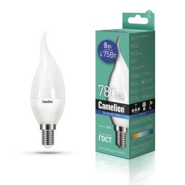 Лампа светодиодная LED8-CW35/865/E14 8Вт 220В Camelion 14403