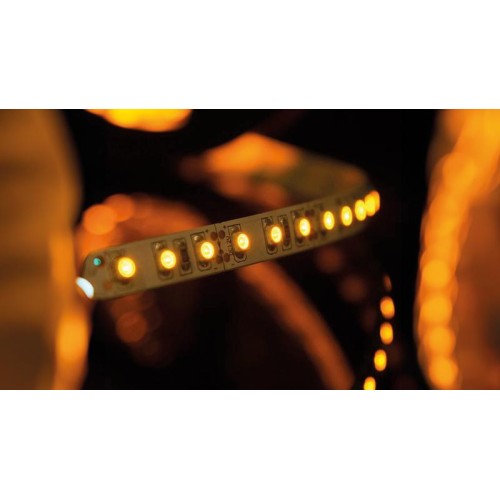 Лента светодиодная стандарт 3528 120LED/м 9.6Вт/м желт. 12В IP20 со скотчем 3М (уп.5м) SWG Standard