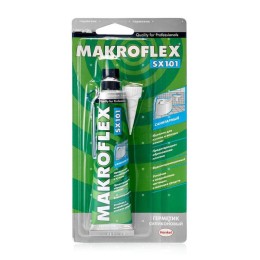 Герметик санитарный силиконовый SX101 (70мл) бел. MAKROFLEX Б0026311