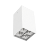 Светильник светодиодный DL-Box Reflect Multi 2х2 10Вт 3000К 80х80х150 накладной 24град. RAL9003 бел.