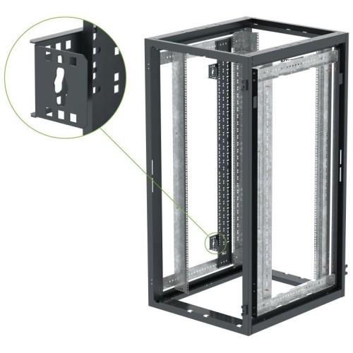 Кронштейн верт. PDU 0U черн. (уп.2шт) LINEA S ITK LS-SBB05