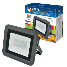 Прожектор светодиодный ULF-Q511 30W/RGB IP65 220-240В BLACK мультиколор корпус черн. Volpe UL-000025