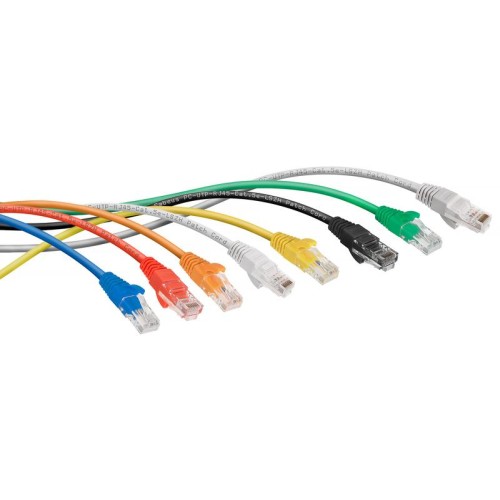 Патч-корд U/UTP кат.5E PC-UTP-RJ45-Cat.5e-0.5m-WH-LSZH 2хRJ45/8p8c неэкранир. LSZH 0.5м бел. Cabeus