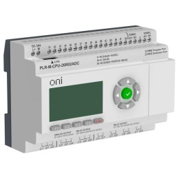 Контроллер программируемый логический (микро ПЛК) PLR-M. CPU DI16/DO08(R)/AO02 24В DC ONI PLR-M-CPU-