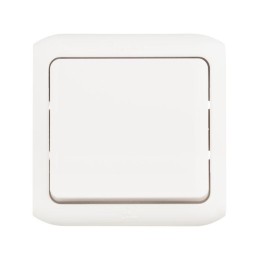 Переключатель проходной 1-кл. ОП Quteo 10А IP44 250В 10AX бел. Leg 782304