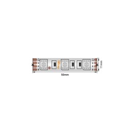 Лента светодиодная стандарт 5050 60LED/м 14.4Вт/м RGB 12В IP66 со скотчем 3М (уп.5м) SWG Standard 00