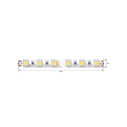 Лента светодиодная стандарт 5050 60LED/м 14.4Вт/м нейтр. бел. 24В IP20 со скотчем 3М (уп.5м) SWG Sta