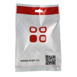 Панель лицевая 2 порта 45х45 Keystone шторки откидное маркиров. окно (DIY) SUPRLAN 10-0302-1