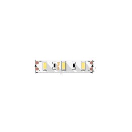 Лента светодиодная стандарт 5630 60LED/м 12Вт/м 12В IP20 со скотчем 3М тепл. бел. (уп.5м) SWG Standa