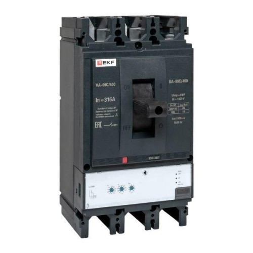 Выключатель автоматический 3п 400/315А 45кА ВА-99C Compact NS PROxima EKF mccb99C-400-315