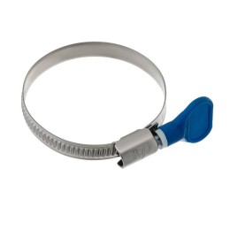 Хомут стальной червячный 40-60 с ключом W (Россия) Rexant 07-0640-1