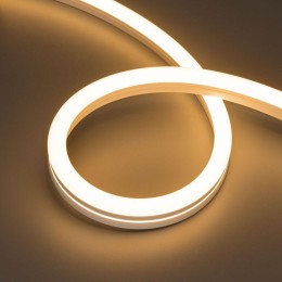 Лента светодиодная MOONLIGHT-SIDE-A140-12x24mm 24V Warm 2700К 9.6Вт/м IP68 wire x2 прямой вывод кабе