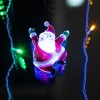 Фигура светодиодная "Санта Клаус" 65х85х10мм 1LED RGB 0.1Вт 4.5В IP20 на присоске элементы питания 2