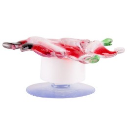 Фигура светодиодная "Санта Клаус" 65х85х10мм 1LED RGB 0.1Вт 4.5В IP20 на присоске элементы питания 2