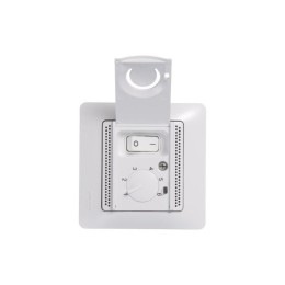 Термостат Glossa электронный для теплого пола с датчиком +5град.C +50град.C 10А в сборе бел. SchE GS