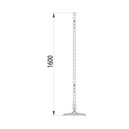 Конструкция опорная для горизонт. прямоугольн. воздуховодов и метал. лотков кабеленесущих систем TEC