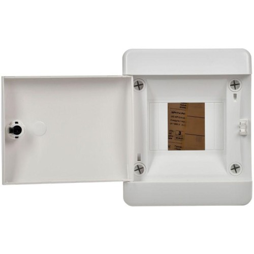 Корпус ЩРН-П-4 UNION Compact IP41 бел. дверь пластик. IEK UIC-KP13-N-04-41-K01
