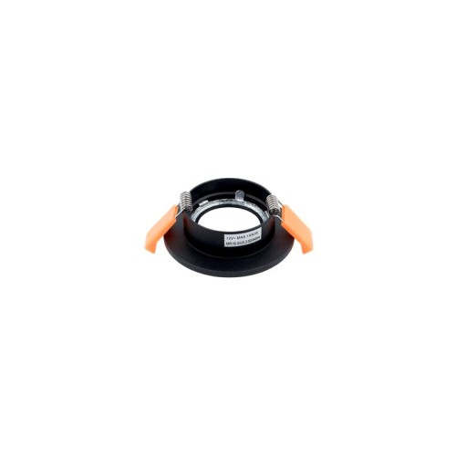 Рамка NC1761R-FBK MR16 (POINT-R-FBK) встраив. матов. черн. DesignLed 00-00002666