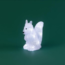 Фигура светодиодная акриловая "Белка" 17.5х12х18см 12LED 0.5Вт 4.5В IP20 элементы питания 3хAAA (не