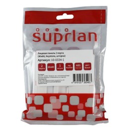 Панель лицевая 2 порта 80х80 Keystone шторка (DIY) SUPRLAN 10-0334-1