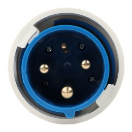 Вилка кабельная 033 63А 220AC 2P+PE 6ч IP67 КЭАЗ 222741