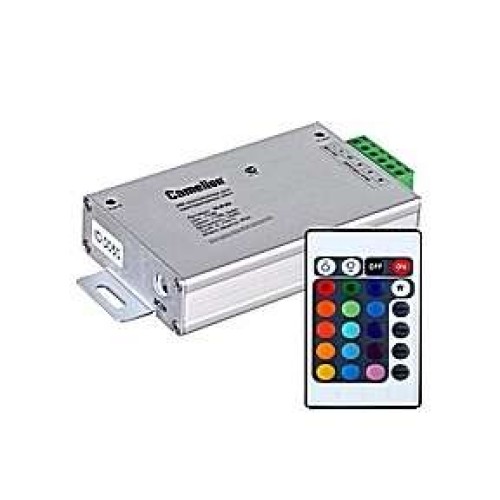 Контроллер SLR-02 144Вт и ИК пульт для LED ленты RGB Camelion 11170