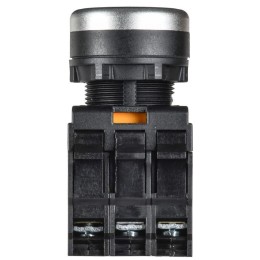 Кнопка d22мм 1НО+1НЗ MASTER с подсветкой красн. IEK MI-BT60-11D-3-12-K04