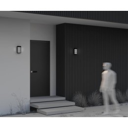 Светильник Remsa 1х60Вт E14 IP54 бра настен. Maytoni O034WL-01B