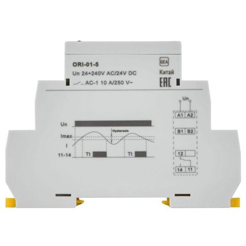 Реле тока ORI 0.5-5А 24-240В AC/24В DC IEK ORI-01-5