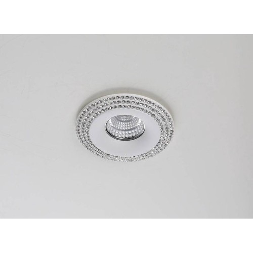 Рамка встраиваемая NC1769R-FW мат MR16 (CHARM-R3-FW) бел. DesignLed 00-00001738