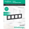 Рамка 4-м AtlasDesign универс. карбон SE ATN001004