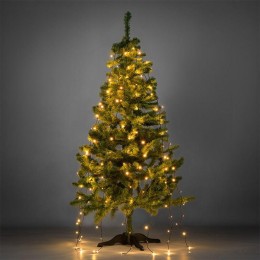 Гирлянда светодиодная елочная с кольцом 7 нитей х1.8м 126LED тепл. бел. 6.5Вт 220-240В IP20 не соеди