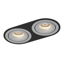 Рамка двойная для серии COMBO 1 круглая черн. SWG PRO 00-00004150