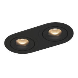 Рамка двойная для серии COMBO 1 круглая черн. SWG PRO 00-00004150