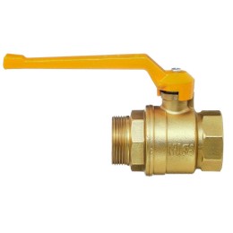 Кран шаровой 11Б27п DN15 PN40 газ вр/нр рычаг серия Standart БАЗ.А11.0.15.НГ.40