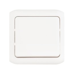 Выключатель кнопочный 1-кл. ОП 6А Quteo IP44 бел. Leg 782305