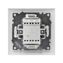 Переключатель проходной 2-кл. СП Валенсия 10А IP20 бел. PROxima EKF EWV10-027-10