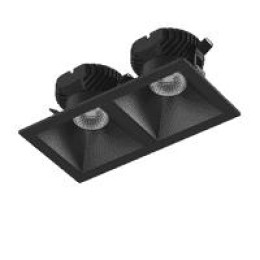 Рамка двойная для серии COMBO 3 квадратная черн. SWG PRO 00-00004195