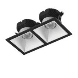 Рамка двойная для серии COMBO 3 квадратная черн. SWG PRO 00-00004195