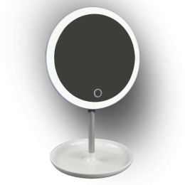 Светильник настольный TLD-590 White/LED/80Lm/6000K/Dimmer зеркало 4Вт встроен. аккум. 3.7В/600мА.ч с
