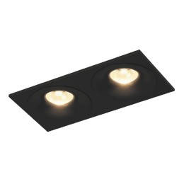 Рамка двойная для серии COMBO 4 квадратная черн. SWG PRO 00-00004191