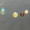 Гирлянда светодиодная "Тайские фонарики "Северное сияние" 3.5м 20LED тепл. бел. 1Вт IP20 провод ПВХ