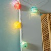 Гирлянда светодиодная "Тайские фонарики "Фейерверк" 1.5м 10LED тепл. бел. 1Вт IP20 провод ПВХ прозр.