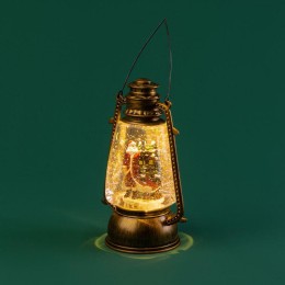 Фонарь декоративный Санта Клаус 1LED тепл. бел. 1.5Вт IP20 эффект снегопада с подсветкой Neon-Night